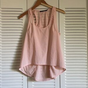 Ark & Co Light Pink Sleeveless Blouse - Size Small